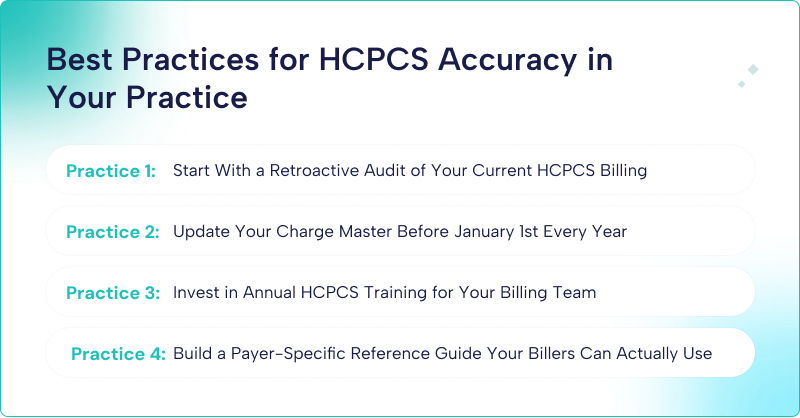 Best Practices for HCPCS Accuracy in Your Practice